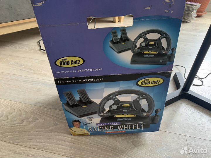 Sony Playstation 1 и руль