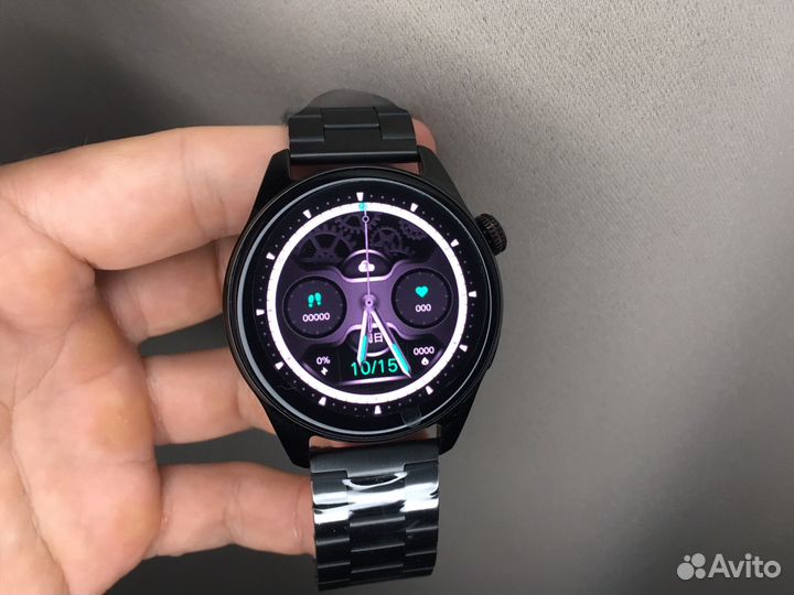 Смарт часы + 3 ремешка / amoled экран
