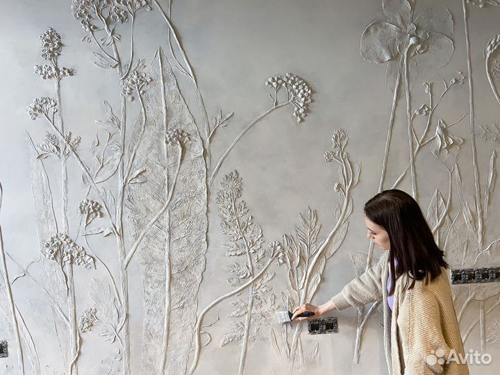 Барельеф на стене на заказ