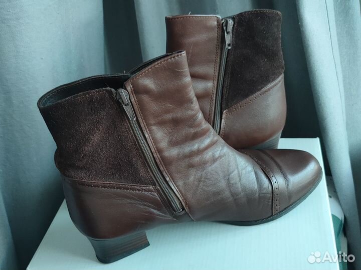 Ботильоны Janita 40 (26,5) кожа винтаж