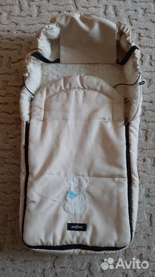 Меховой конверт в коляску womar zaffiro