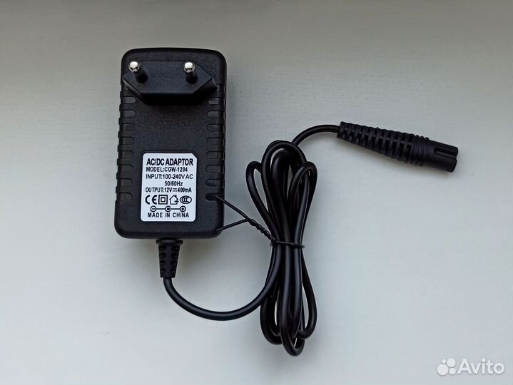 Зарядное устройство/блок питания 12 в для бритвы