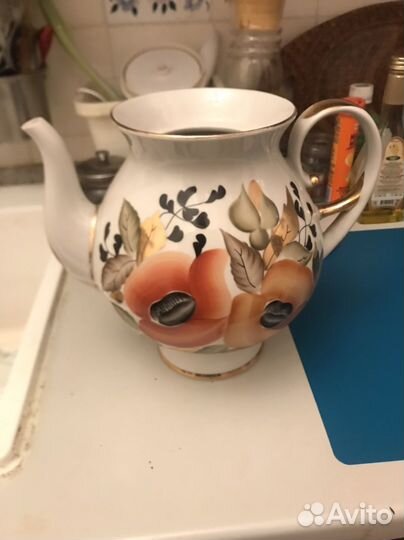 Чайник золотой СССР