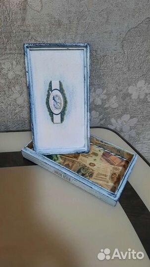 Шкатулка деревянная