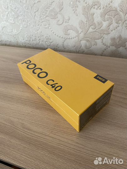 Смартфон poco C40 3/32GB Power Black