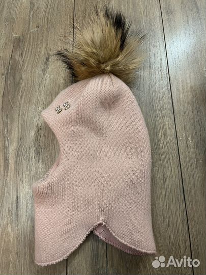 Шапка шлем для девочки