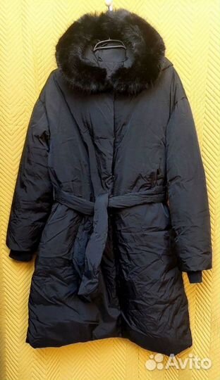 Пальто пуховик новый, 44/46