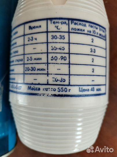 Чистящее средства СССР