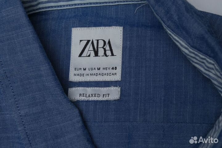 Мужская рубашка zara размер М