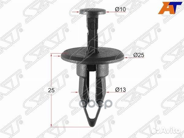 Клипса защиты бампера GM (1 шт.) ST-M10848 Sat
