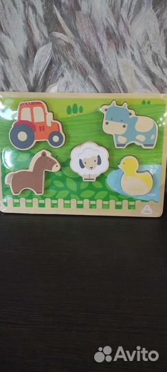 Игрушки из дерева abc, elc