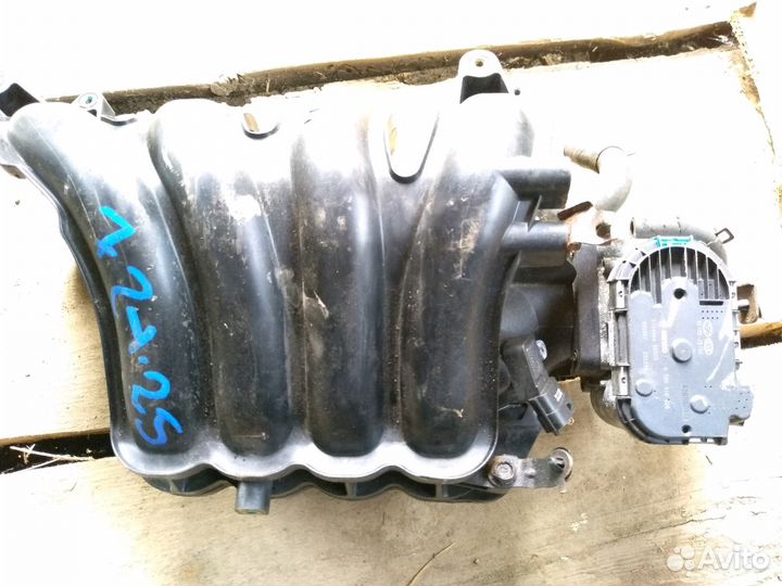 Электронная дросельная заслонка и впускной коллек