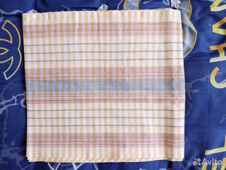 Отрез ткани лен СССР