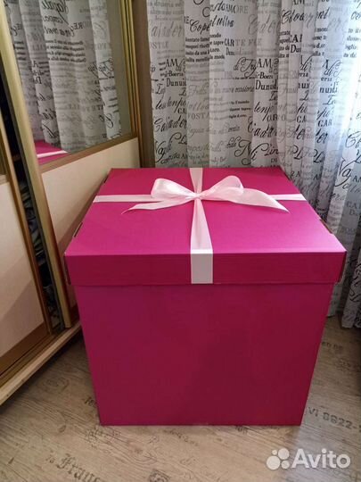 Коробка для шаров подарочная новая