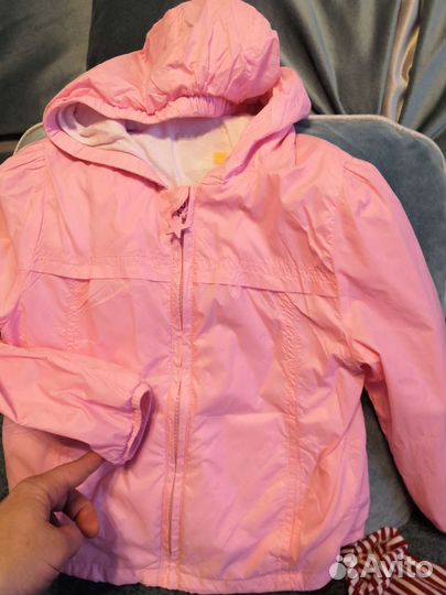 Ветровка и джинсы для девочки 98