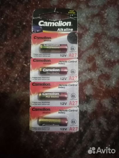 Батарейка 12v a27