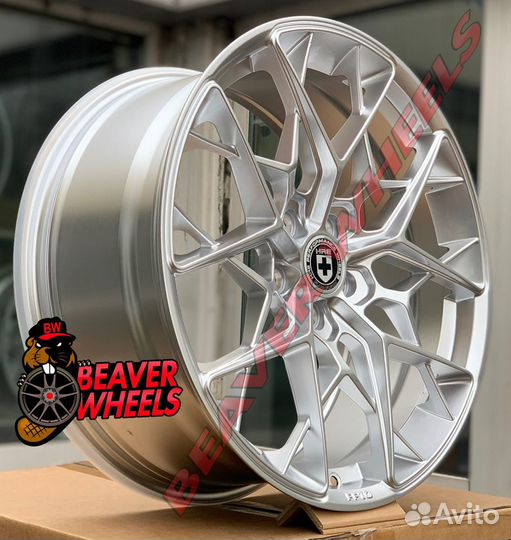 Диски R19 5x108 HRE FF10 High Silver