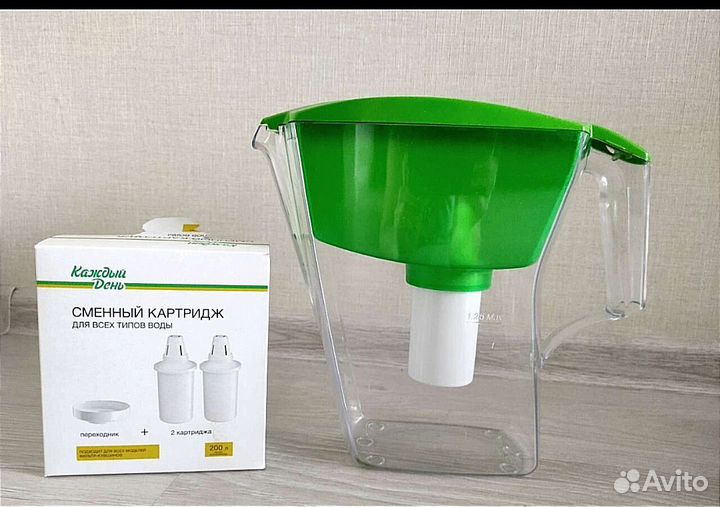 Фильтр кувшин с 3 фильтрами