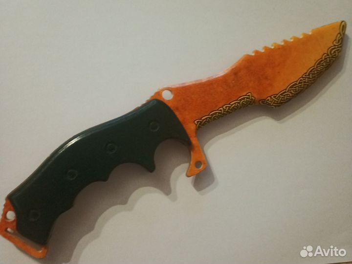 Охотничий нож из дерева кс го