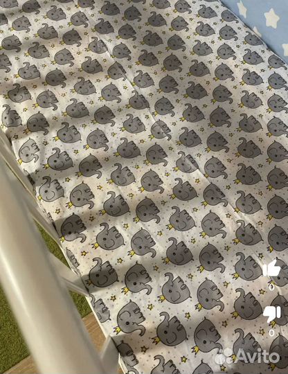 Простынь на резинке 120*60