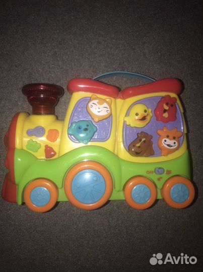 Разваивающая игрушка, паровоз музыкальный