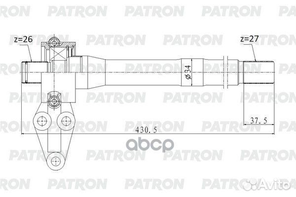 Вал приводной hyundai KIA IX35 / Sportage SL 2.0i