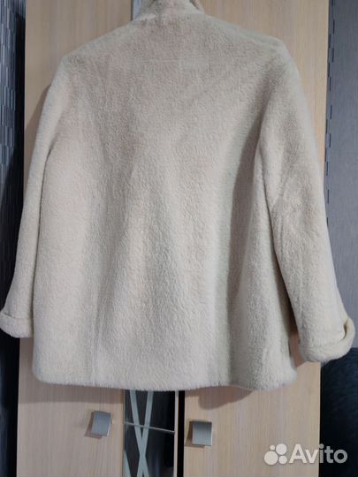 Пальто женское 42 44 бежевое