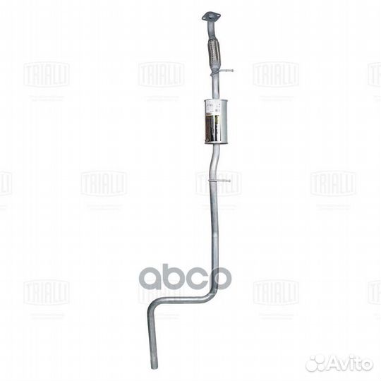 Резонатор Ford Fusion (02) 1.6i с гофрой (алюм