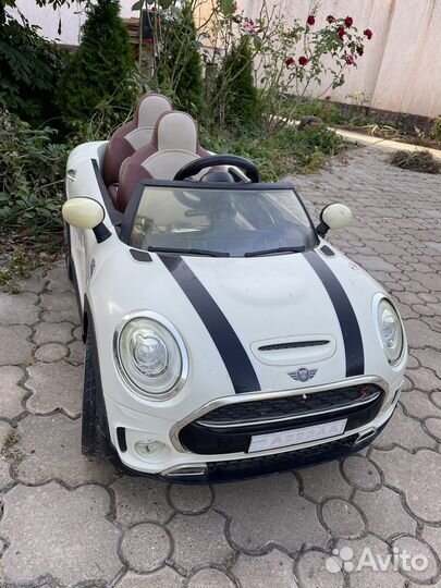 Детский электромобиль mini cooper