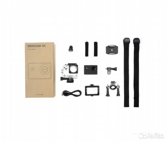 Экшн-камера Minkam 4K, черная