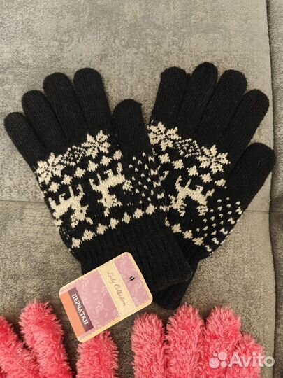 Новые детские перчатки пакетом