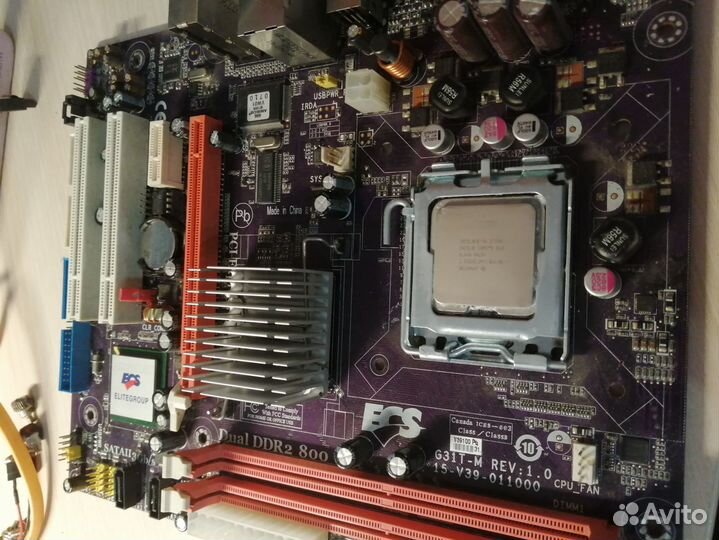 Материнская плата Ecs g31t-M7 rev:1.0 s775