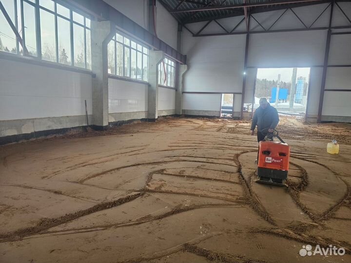 Полименные полы с топпингом