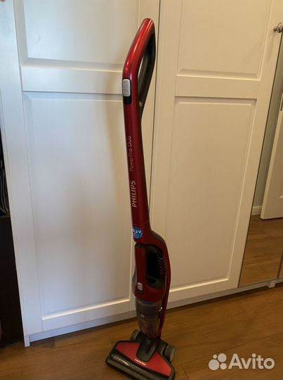 Вертикальный беспроводной Пылесос Philips duo