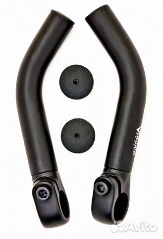 Ручки руля, рога на велосипед. черные
