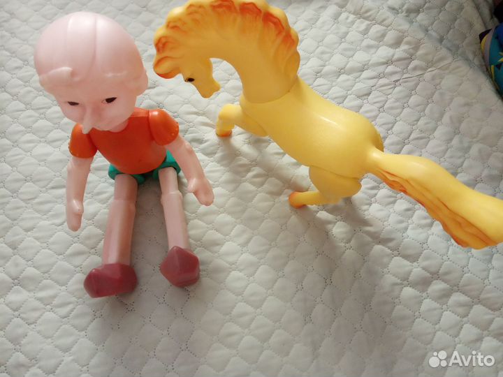 Игрушки СССР(куклы, пупсы, собака, Буратино,конь)