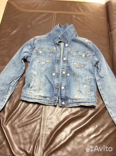Пиджак джинсовый на девочку