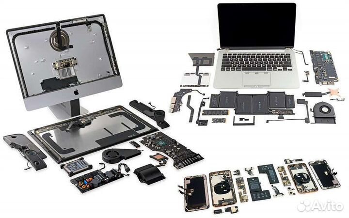 Ремонт iPhone/ iPad/ Apple Watch/ MacBook/ iMac