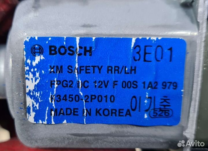 Эл.двиг стеклоподъемника двери Kia Sorento 2 рест