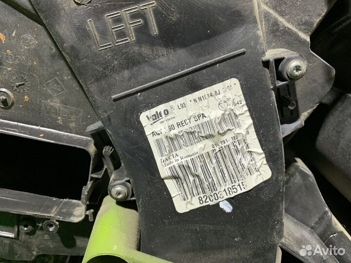 Корпус печки Renault Logan 1 без кондиционера