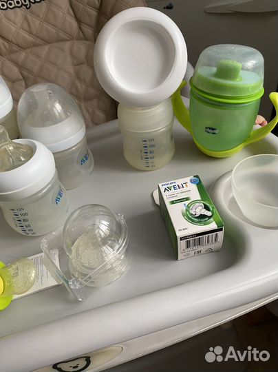 Молокоотсос, бутылочки, поильник, ниблер