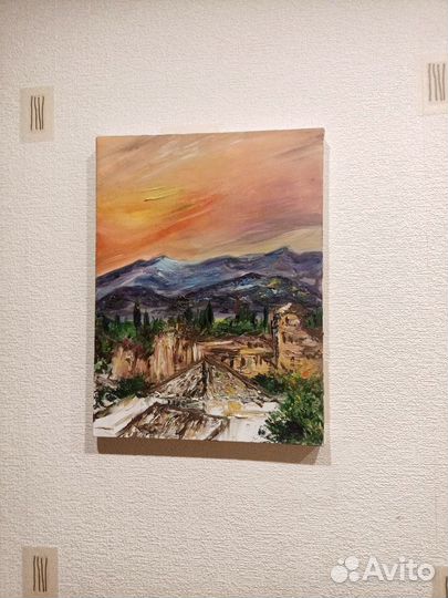 Картина маслом на холсте 