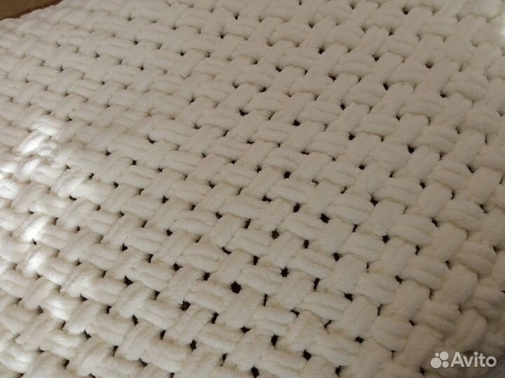 Плед из ализе пуффи