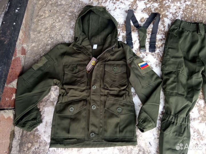 Костюм Горка Хаки демисезонный на флисе