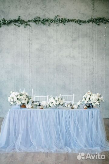Скатерти,Юбки,свадебный стол,свадебное оформление