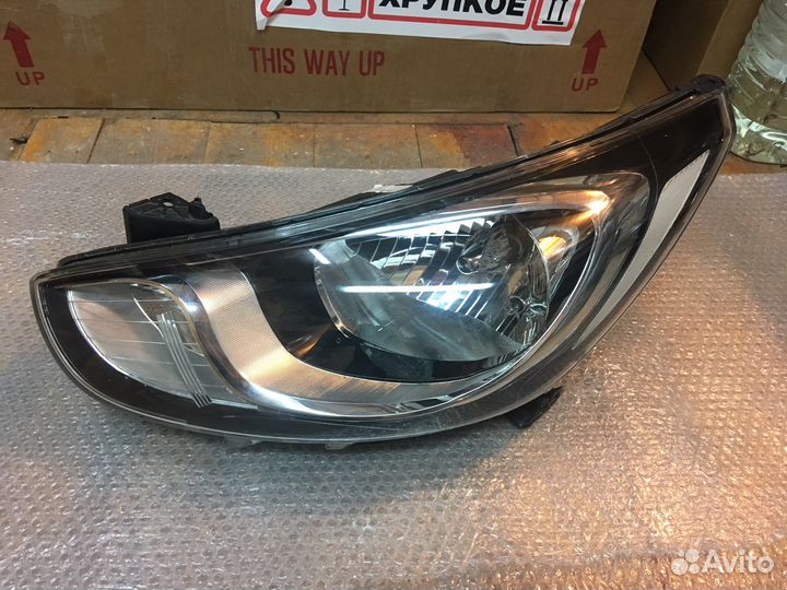 Фары Hyundai Solaris дорестайл