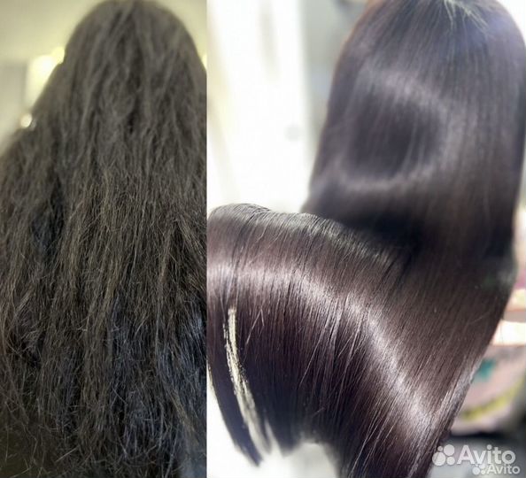 Кератиновое выпрямление волос ботокс
