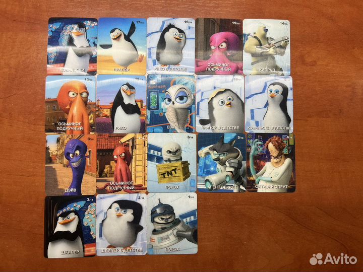 Пингвины из мадагаскара магнит