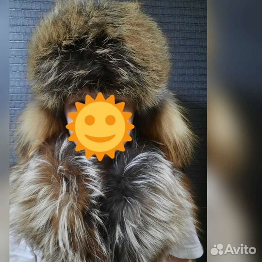 Шапка из меха лисы