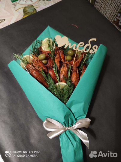 Букеты из раков